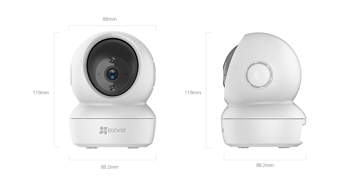 Ezviz C6N — Поворотная Wi-Fi камера 2 Мп