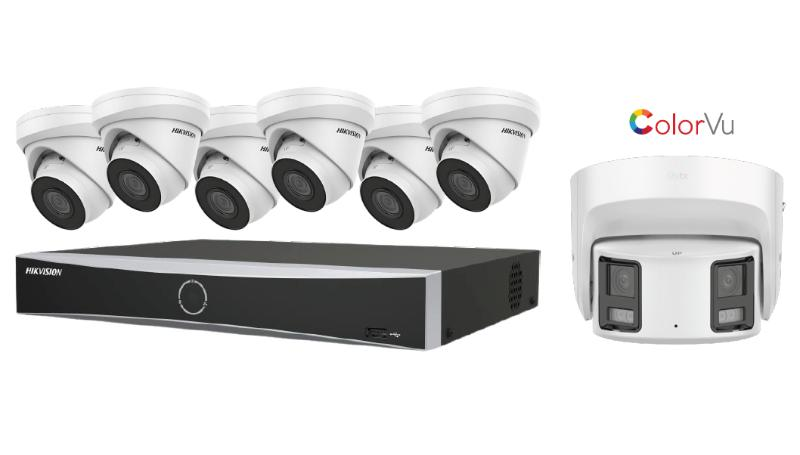 Hikvision DS-KIT8-POE-2T — IP-комплект 8 + NVR PoE + HDD 2 ТБ